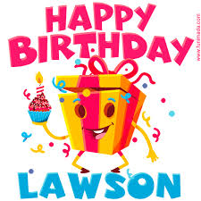 Send beautiful animated happy birthday ecards from 123cards.com to your friends and family. Funny Happy Birthday Lawson Gif Download On Funimada Com