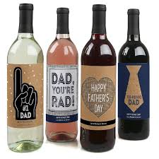 best personalized father s day gifts custom father s day wine labels by big dot of happiness
