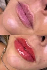 semi permanent makeup lips and brows
