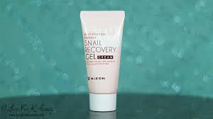 mizon snail recovery gel cream review