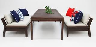 Buy Zambra 3pc Table And Bench Dining