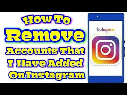 3) now, enter your old and new password and click. How Do I Remove An Instagram Account I Ve Added On Instagram In Mobile Youtube
