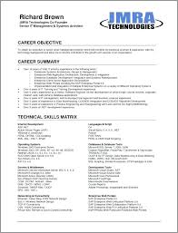 Writing Objectives For Resume Englishor Com