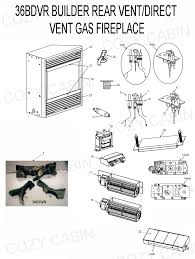 Direct Vent Gas Fireplace 36bdvr