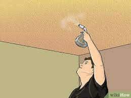 3 ways to clean a popcorn ceiling wikihow