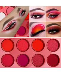 red eyeshadow palettes makeup