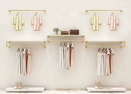 Wall Mounted Clothes Rack With Shelves
