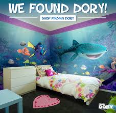 stick wall decal mural dory