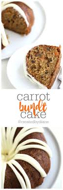 Add the wet carrot mixture to the dry ingredients and mix well to combine, making sure there are no pockets of flour. Carrot Bundt Cake Created By Diane