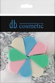dark blue cosmetics makeup sponge set