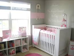 Pink And Gray Nursery Design