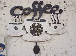 Coffee Wall Clock Free File To Cnc Cut
