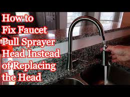 faucet pull sprayer not working you