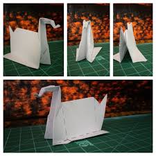 The origami swan is a very traditional structure. Prison Break Swan Origami Diy Origami Artwarming