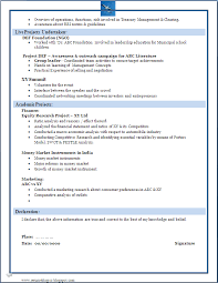 Mba Resume Template    Free Samples Examples Format Download With    