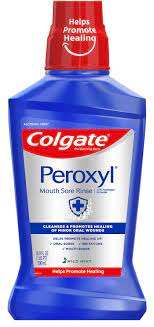 colgate peroxyl mouth sore rinse