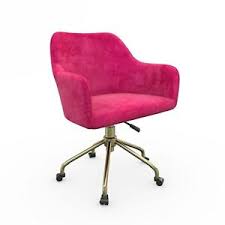 Buy gold office chairs at astoundingly low prices without compromising quality. Marley Hot Pink Velvet Office Chair With Gold Legs Ebay
