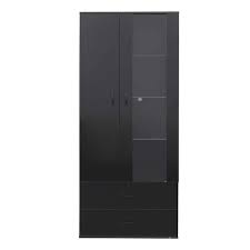 Black Display Cabinet With Glass