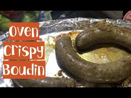 crispy boudin in the oven you