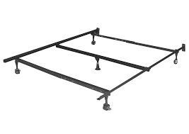 queen metal bed frame w center support