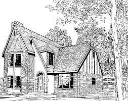 Tudor House Plan Model T 901
