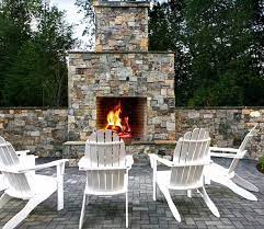 Outdoor Fireplace And Fire Pit