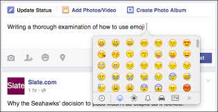 how to use emojis on facebook the