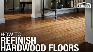 how to refinish hardwood floors you