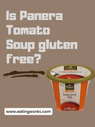is panera tomato soup gluten free