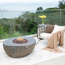 Round Concrete Gas Fire Pit