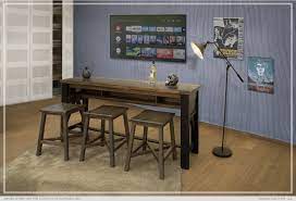 Ifd Loft Brown Counter Height Sofa Table