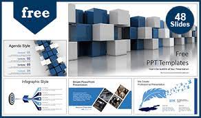 blue concept powerpoint templates design