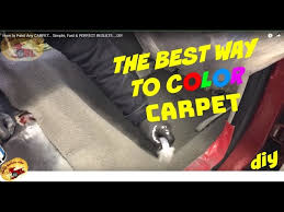how to paint any carpet simple fast