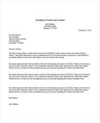 Contract Letter Template 9 Free Sample Example Format Download