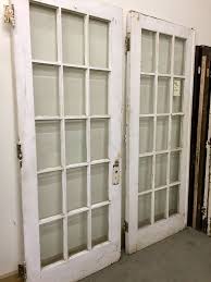 Vintage French Belved Glass Doors With