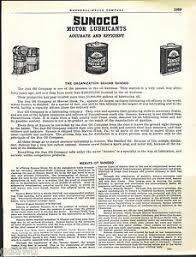1928 Advert 4 Pg Sunoco Motor Oil Drums Barrels Cans Chart