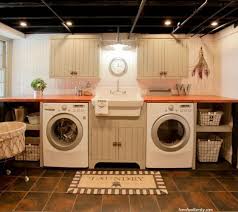 basement laundry room makeover ideas on