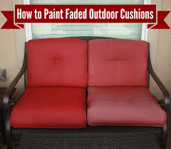 paint your outdoor cushions