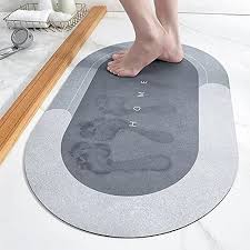 gray rug water absorbent bathroom mat