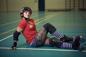 getting whipped roller derby style