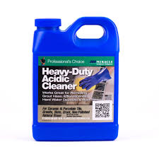 acidic cleaner in the tile cleaners