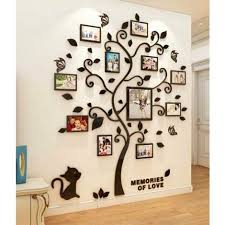 Tree Wall Decals 3d Photo Frame Diy