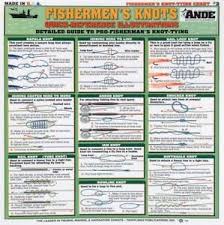 Details About Fishermans Fly Fishing Knot Tying Fresh Water Chart 3