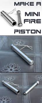 Make A Mini Fire Piston On Lathe Fire Piston Metal Lathe