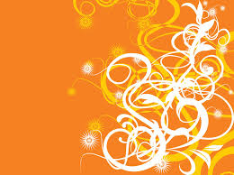 orange background design vector art