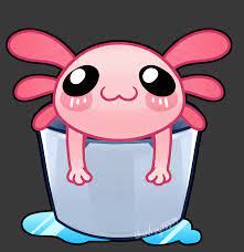 I made a little gif of a cute axolotl in a bucket 💗💗💗 : r/Minecraft