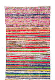 3 7x24 6 ft striped cotton rag rug
