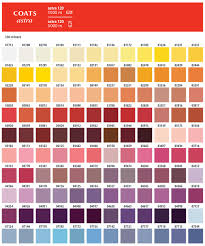 Coats Thread Color Chart Bahangit Co