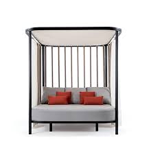 Lounge Bed With Curtain Swing Ethimo