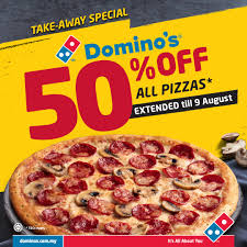 Coupon malaysia, malaysia sales, malaysia freebies, malaysia promotion, vouchers & coupon codes, warehouse sales, daily deals, deals domino pizza has 3 new pizza flavours namely royale delight pizza, royale tune pizza and royale chicken pizza. Domino S Pizza Malaysia On Twitter Since Everyone Can T Get Enough Of Half Priced Pizza Domino S 50 Off All Pizzas Promo Has Been Extended Till 9th August 2020 Starting From As Low As Rm15 95